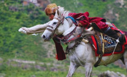 Tsum Valley Horse Race on Dajong Festival