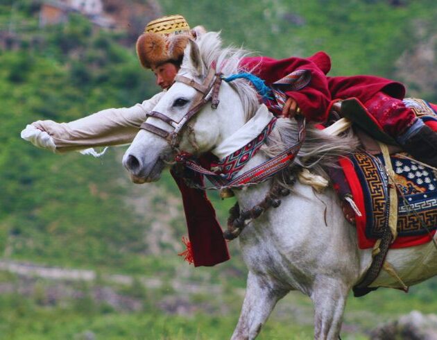 Tsum Valley Horse Race on Dajong Festival