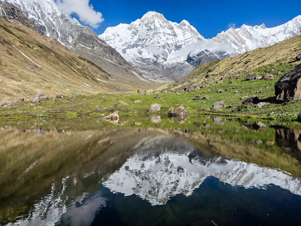 Annapurna Reflection on Mirror Lake
