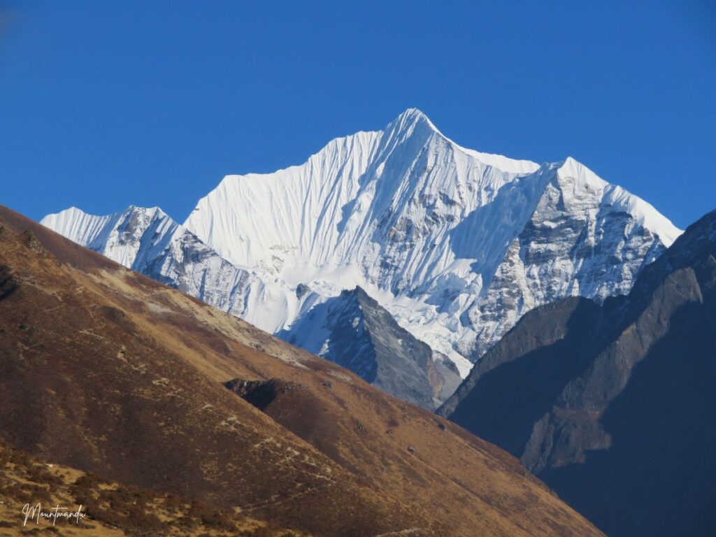 Ganchenpo peak during Langtang Trek