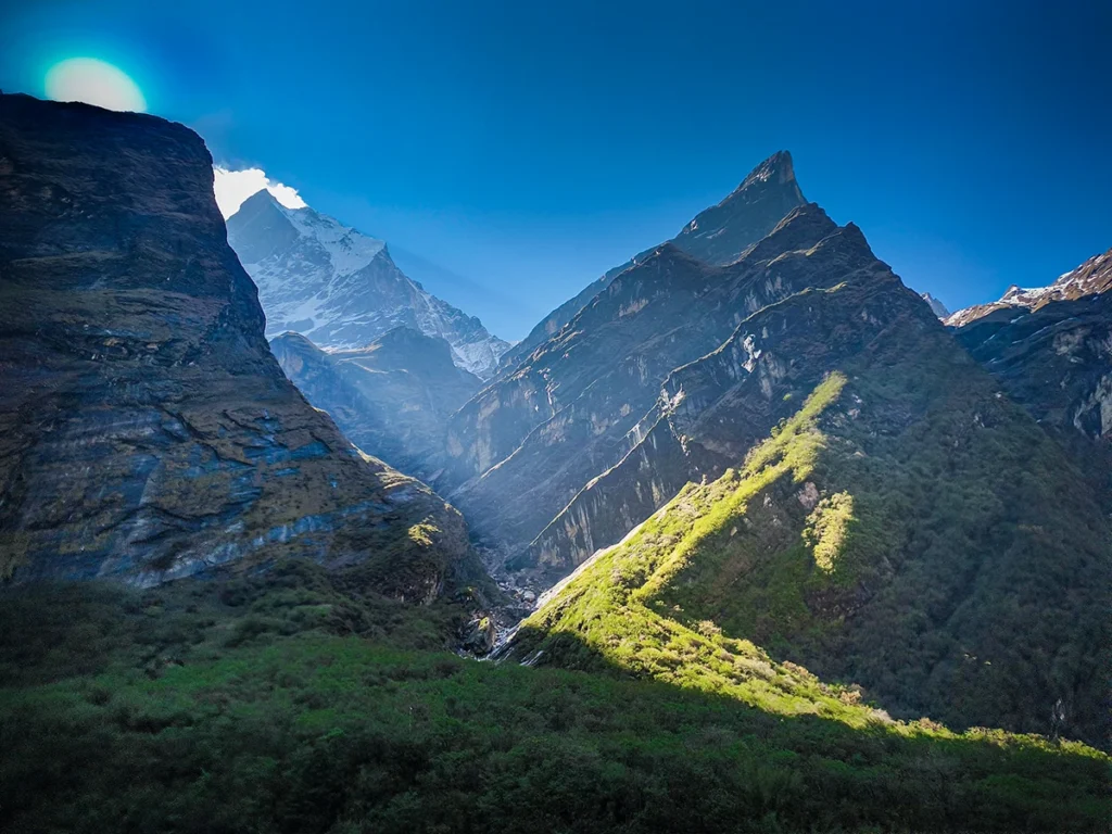 Machhapuchchhre View Enroute to MBC