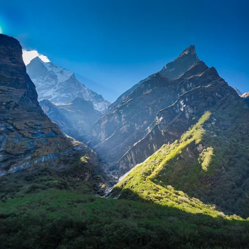 Machhapuchchhre View Enroute to MBC