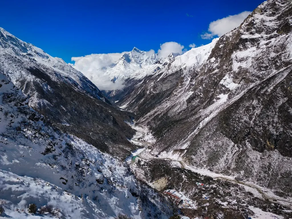Lapchi Valley view from en route to Ze Phukg Cave (Sephuk Cave)