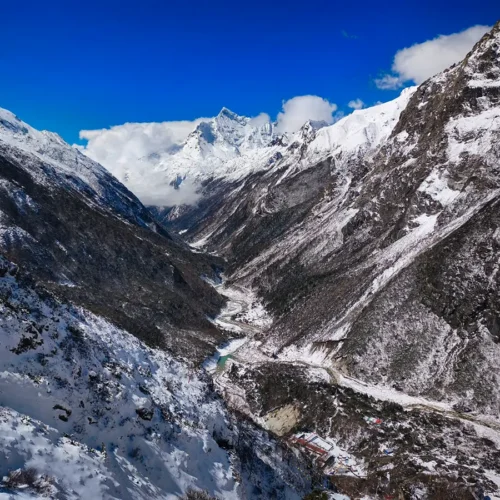 Lapchi Valley view from en route to Ze Phukg Cave (Sephuk Cave)